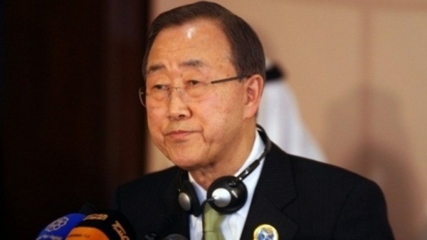 Ban Ki-moon calls for Middle East peace 